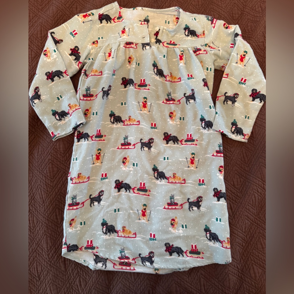 Lands' End Flannel Nightgown